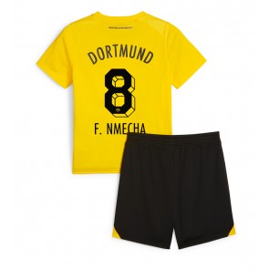 Borussia Dortmund Felix Nmecha #8 Koszulka Podstawowych Dziecięca 2023-24 Krótki Rękaw (+ Krótkie spodenki)